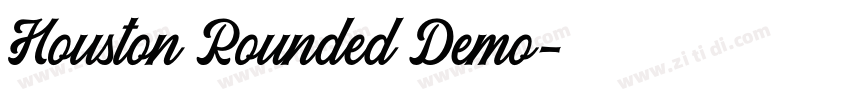 Houston Rounded Demo字体转换